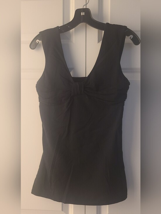 Express Tops - Sleeveless Black Twist-Front Women’s Top- Size Small